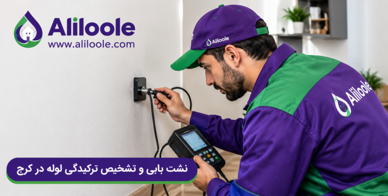 نشت یابی لوله آب زیر کف ساختمان در کرج